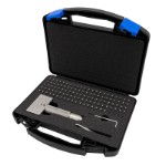 Prægestempler i sæt 2,0 mm med tal, bogstaver og håndtag